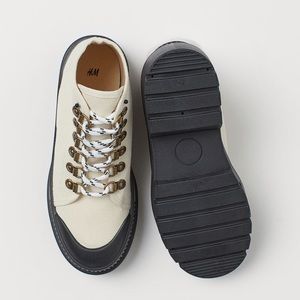 H&M Cotton Canvas Boots